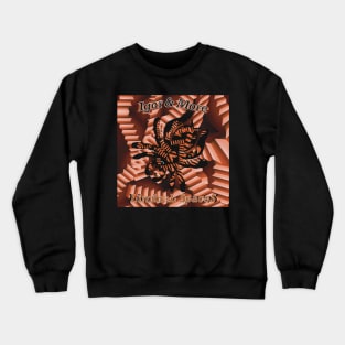 Igor & More Tarantula Liminal Spaces Orange Crewneck Sweatshirt